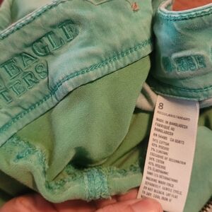 American Eagle Outfitters Mint Green Casual Jeans